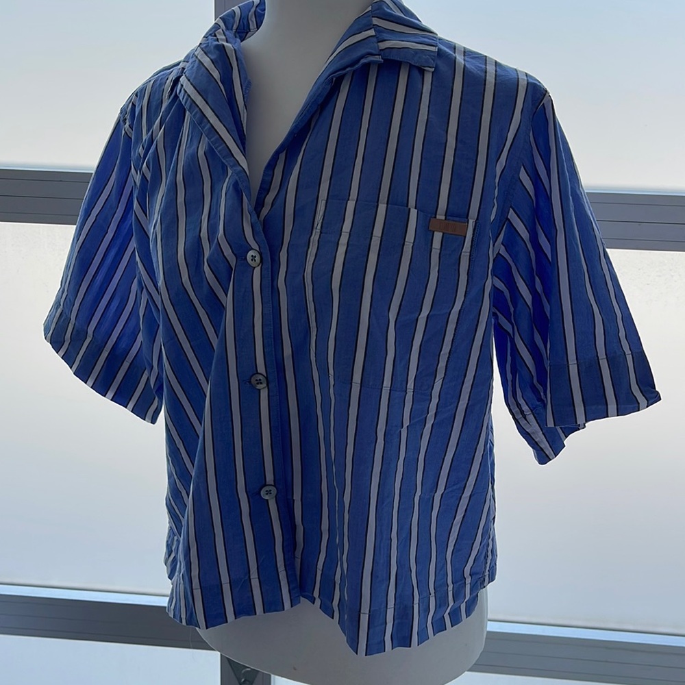 Lunya stripe PJ Top + Bottom